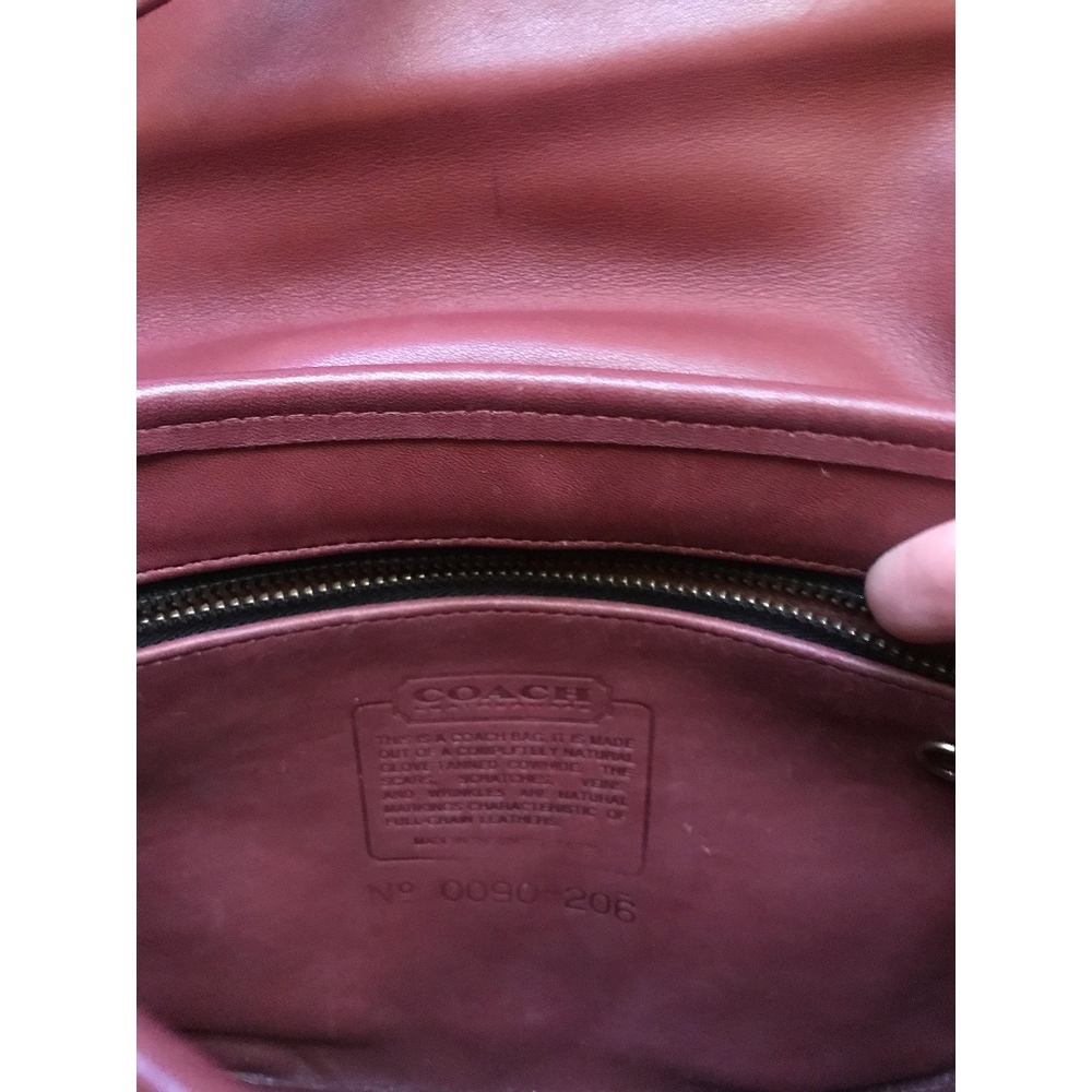 ▪️Deep Red Vintage COACH Purse - Picture 5 of 6